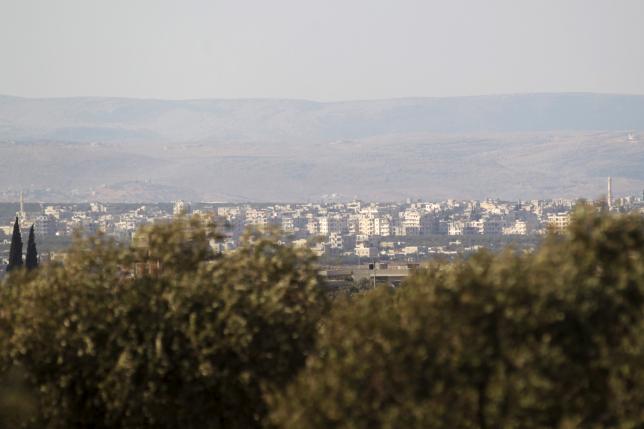 A view shows the Shi'ite Muslim town of al-Foua in northwestern Syria, September 22, 2015. REUTERS/Khalil Ashawi